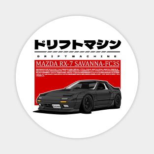 MAZDA RX-7 SAVANNA FC3S(BLACK) Magnet